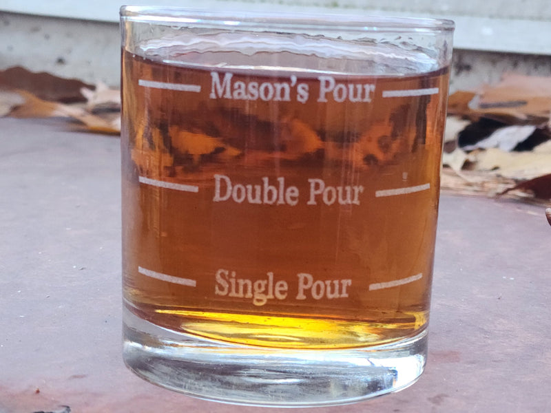 Funny Whiskey Glass Custom Name Double Pour Single Pour Whiskey Glass Birthday Funny Stocking Stuffer