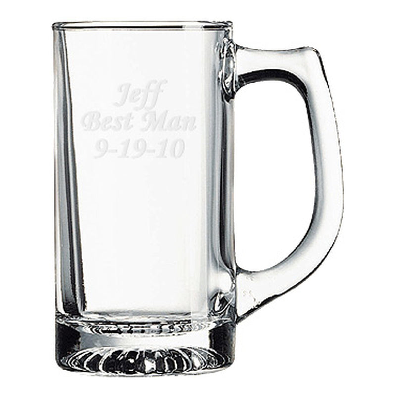 Personalized Engraved 13 oz. Sports Beer Mug Groomsmen Gifts - cheapgroomsmengifts
