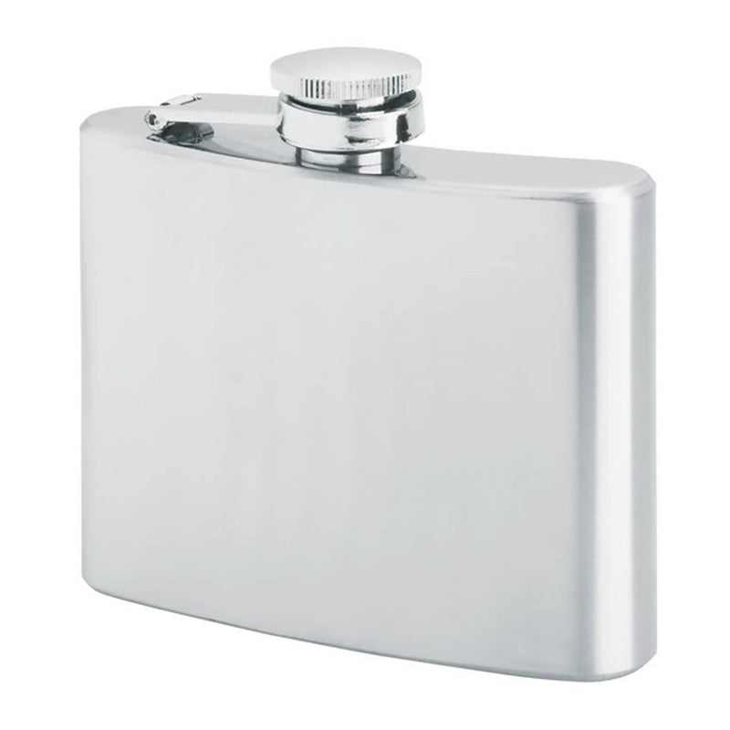 Personalized Matte Stainless Steel 4 oz. Flask - cheapgroomsmengifts