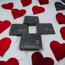 Personalized Mens Leather Wallet Valentines Day Gift for Him Custom Gift Engraved Leather Wallet Husband 3rd Anniversary Boyfriend Gift