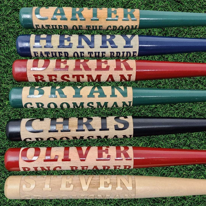 Personalized Mini Baseball Groomsmen Proposal Gift