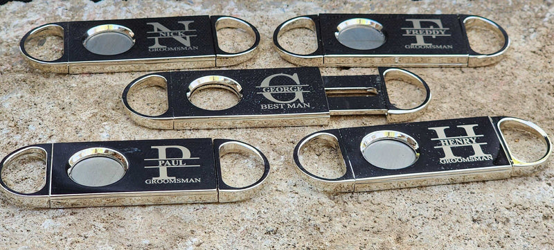 Personalized Cigar Cutter Perfect Groomsmen Proposal Gift Engraved Best Man Cigar Lover Humidor Gifts for Him