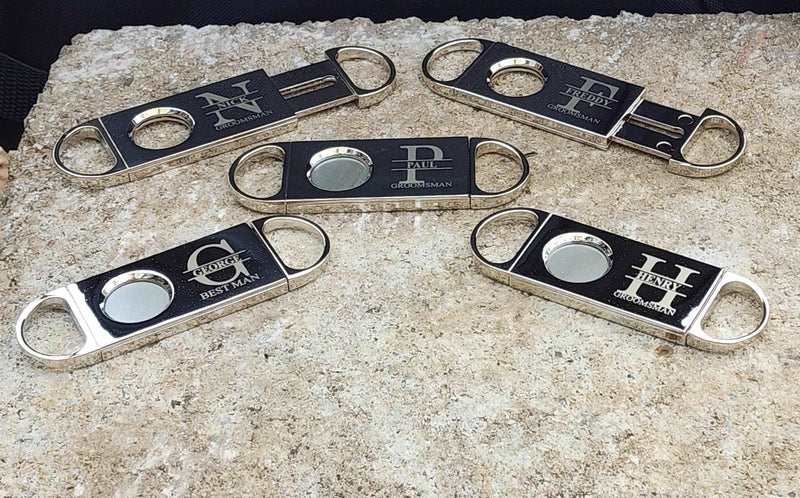 Personalized Cigar Cutter Perfect Groomsmen Proposal Gift Engraved Best Man Cigar Lover Humidor Gifts for Him