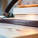 Personalized Naughty Leather Belt Funny Valentines Day Gift for Him Men Custom Gift Belt Husband 3rd Anniversary Boyfriend Birthday Gift