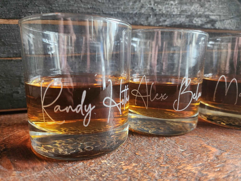 Funny Personalized Groomsmen Gift Whiskey Glass Side and Bottom engraving Groomsmen Proposal Gifts Best Man Whiskey glasses Bachelor Gifts