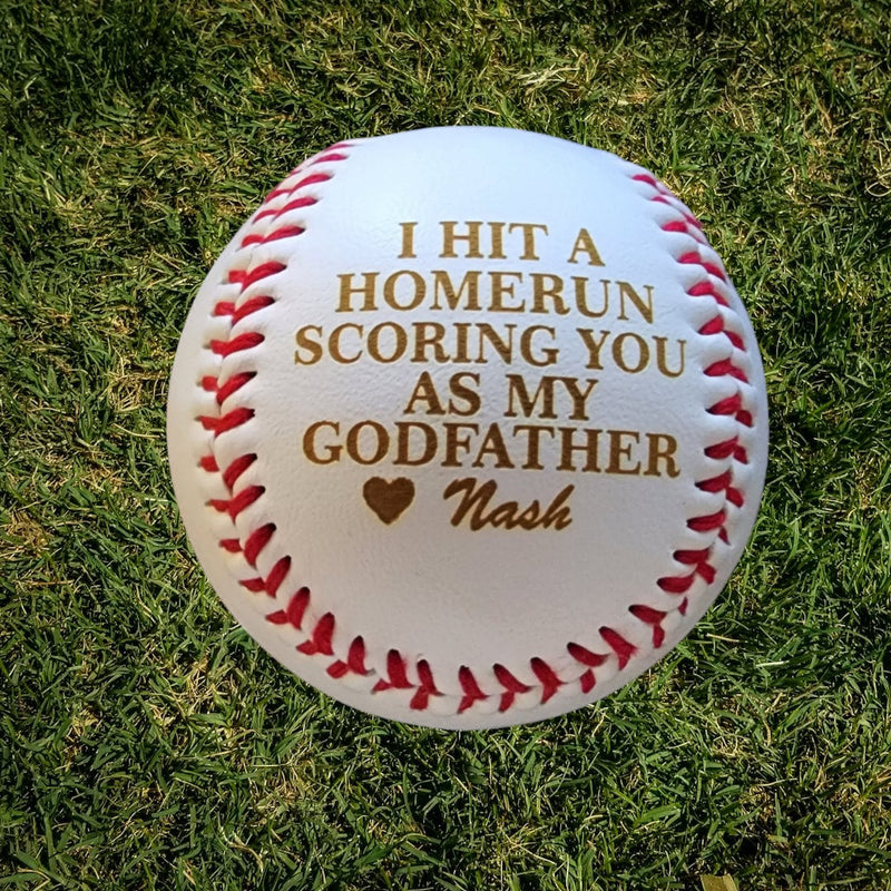 Custom Baseball Gift For your Godfather Personalized Father's Day Gift Perfect Godfather gift.