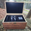 Engraved Whiskey Glass Set: Personalized Bourbon Glasses in Wood Box