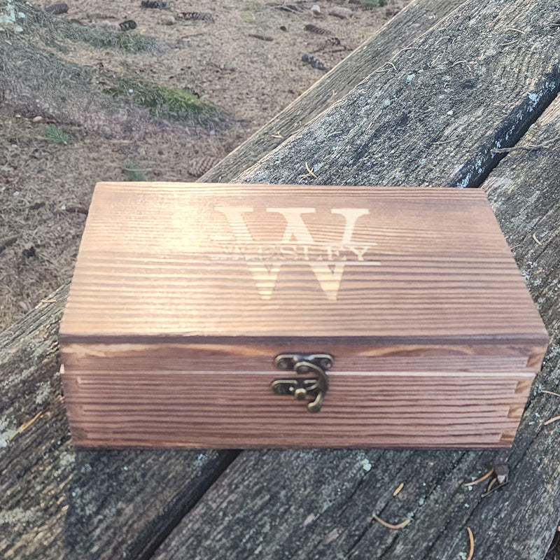 Personalized Round Whiskey Stones Wood Box Gift Set Whiskey Gift Bourbon Stones Father's Day Gift for Dad Groomsmen Perfect Gift for Him