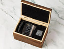 Engraved Whiskey Glass Set: Personalized Bourbon Glasses in Wood Box