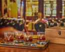 Engraved Whiskey Glass Set: Personalized Bourbon Glasses in Wood Box