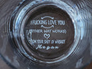 Personalized Funny Whiskey Glass, Valentines Gift for Him