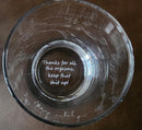 Funny Personalized Whiskey Glass, Gift For Him - 'Thanks for Orgasms'