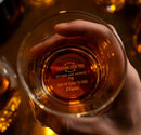Personalized Whiskey Glass, Funny Engraved Gift for Him