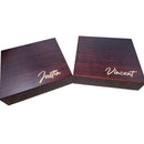 Custom Monogram Cigar Humidor Keepsake Wood Box Personalized Box Groomsmen Proposal Gifts Graduation Gift for Him