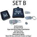 Personalized Golf Gift Box Set Perfect Groomsmen Proposal Gift or Gift for Dad or any golf lover