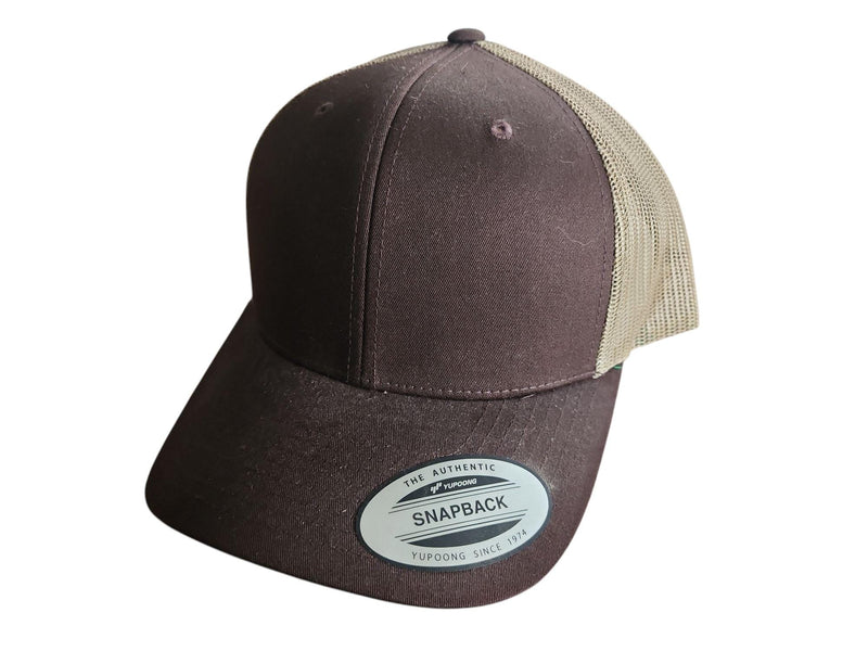 Personalized Leather Patch Snapback Hat | Gift for Pops