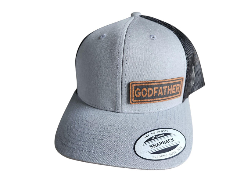 Godfather Leather Patch Hat – Personalized Father’s Day Gift
