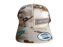 Personalized Leather Patch Snapback Hat, Camo Trucker Cap for Brother