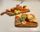 Engraved Cherry Wood Charcuterie Board – Personalized Cutting Board & Knife Set