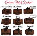 Personalized Horse Riding Hat | Custom Leather Name Patch Youth or Adult Trucker Cap | Cowgirl Cowboy Rodeo Birthday Gift for Kids