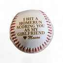 Personalized Baseball or Softball Gift for Girlfriend perfect Valentines Day Gift from boyfriend