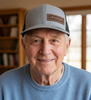 Personalized Grandpa Hat | Custom Leather Patch Snapback