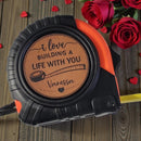 Valentine’s Day 25' Tape Measure Gift for Him, Funny Valentine Gift for Boyfriend, Anniversary Gift for Husband, Personalized Men’s Gift