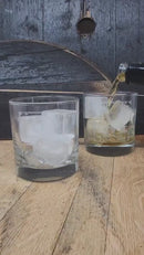 Custom Father's Day Football Whiskey Glass or Beer Mug Personalized Football Gift for Dad or Grandpa First Fathers Day Gift