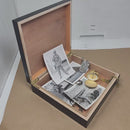 Custom Monogram Keepsake Wood Box Personalized Box Groomsmen Proposal Gifts Graduation Gift for Him