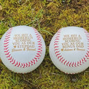 Personalized Stepdad Baseball Gift | Engraved Bonus Dad Keepsake