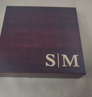 Custom Monogram Cigar Humidor Keepsake Wood Box Personalized Box Groomsmen Proposal Gifts Graduation Gift for Him