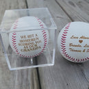 Custom Grandpa Fathers Day Baseball Gift Personalized Baseball for Grandpa First Father's Day Gift from Grandson or Granddaughter