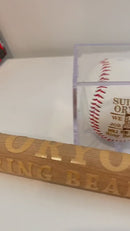 Personalized Suit Up Baseball or Bat Ring Bearer Gift Proposal Gift Custom Engraved Baseball Bat Wedding Ring Bearer Security Gift for Him