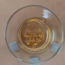 Personalized Whiskey Glass, Engraved Valentines Day Gift for Him