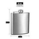 6 oz. Stainless Steel Flask
