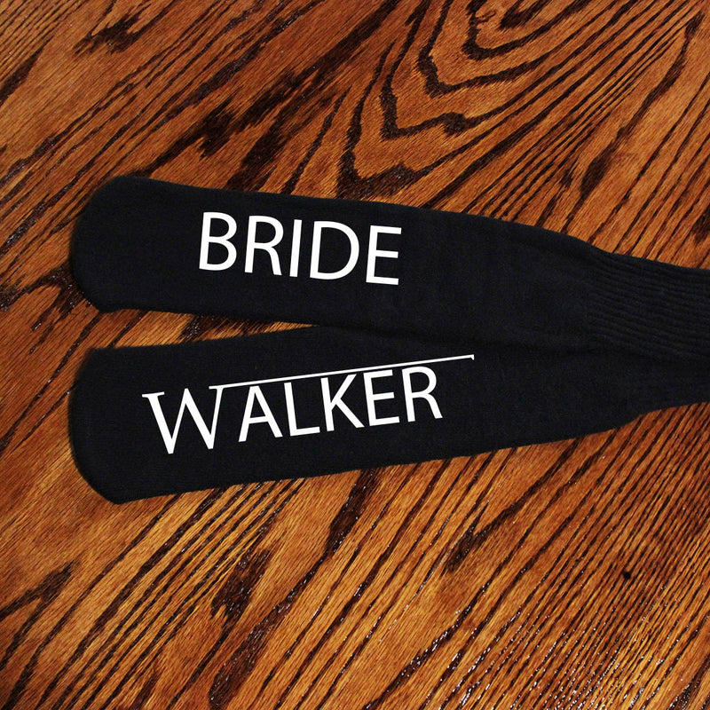 "Bride Walker Socks" Father of the Bride Socks