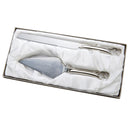 Custom Double Hearts Handle Knife & Server Set - cheapgroomsmengifts