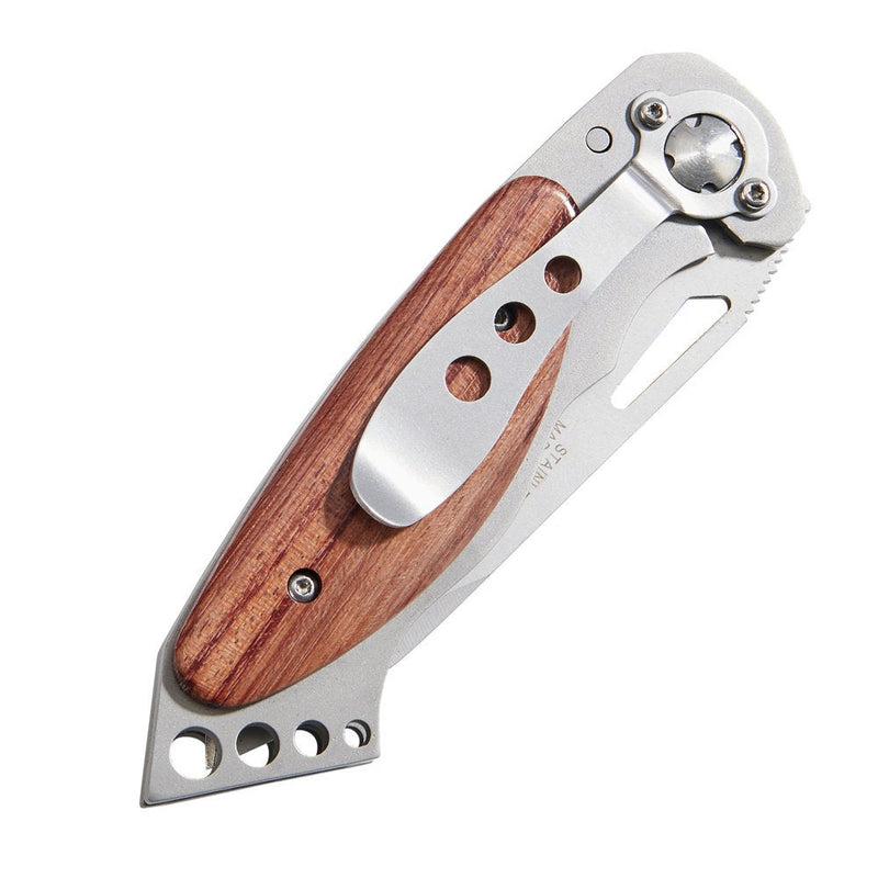 Personalized Wood Handle Pocket Knife Engraved - cheapgroomsmengifts