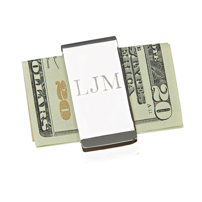 Engraved Classic Money Clip Gift for Him - cheapgroomsmengifts