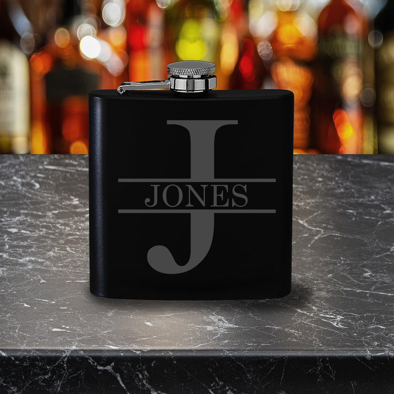 Set of 5 Personalized Monogram Flasks Groomsmen Proposal Gifts Best Man Perfect gift from Groom Wedding Engraved Flask Bachelor Party Gifts