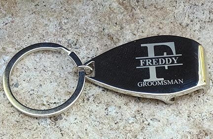 Custom Engraved Bottle Opener Keychain Perfect Personalized Groomsmen Proposal Gifts