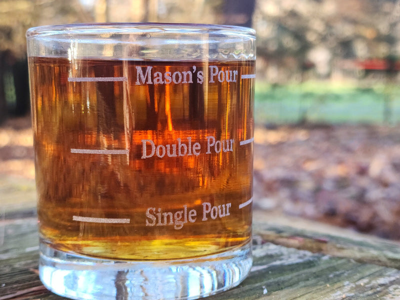 Funny Whiskey Glass Custom Name Double Pour Single Pour Whiskey Glass Birthday Funny Stocking Stuffer