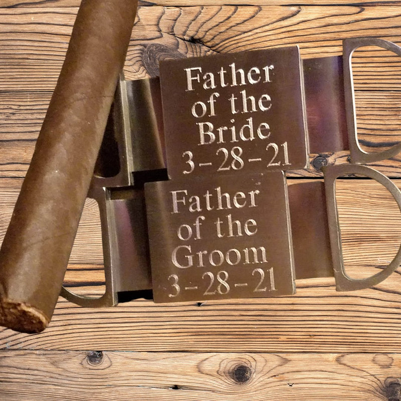 Personalized Cigar Guillotine Cutter - Dad Wedding Gift -Father of the Bride Gift - Father of the Groom Gift - Cigar Cutter Gifts for Him