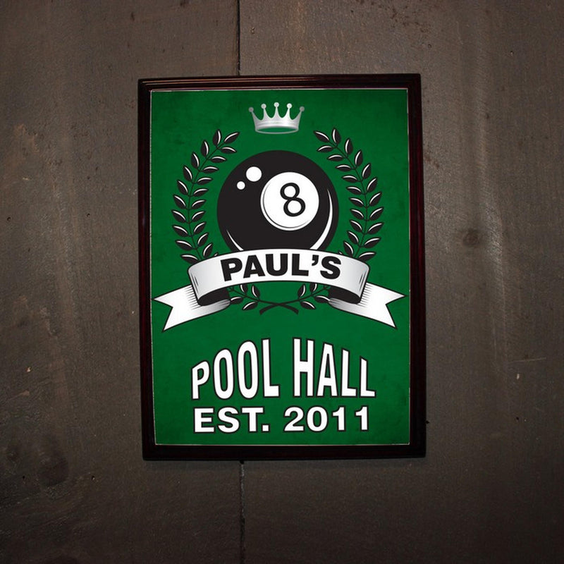 Bar Pool Hall Signs