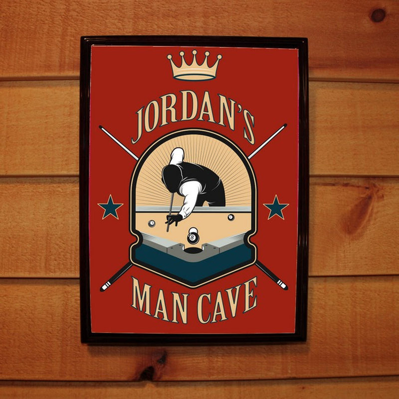 Personalized Pool Shot Man Cave Wood Bar Pub Sign - cheapgroomsmengifts