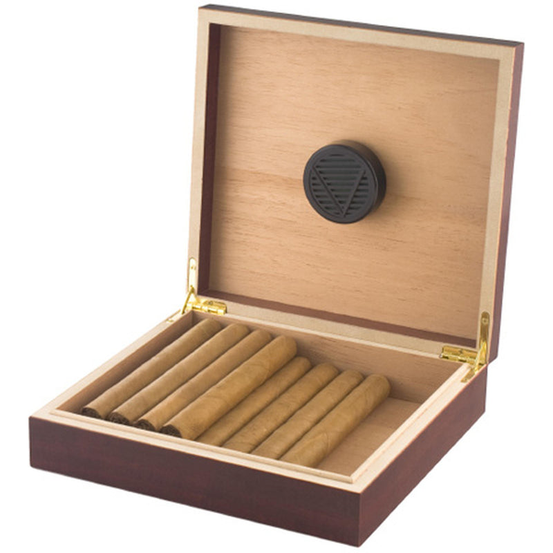 Personalized Cherry Wood Cigar Humidor - cheapgroomsmengifts