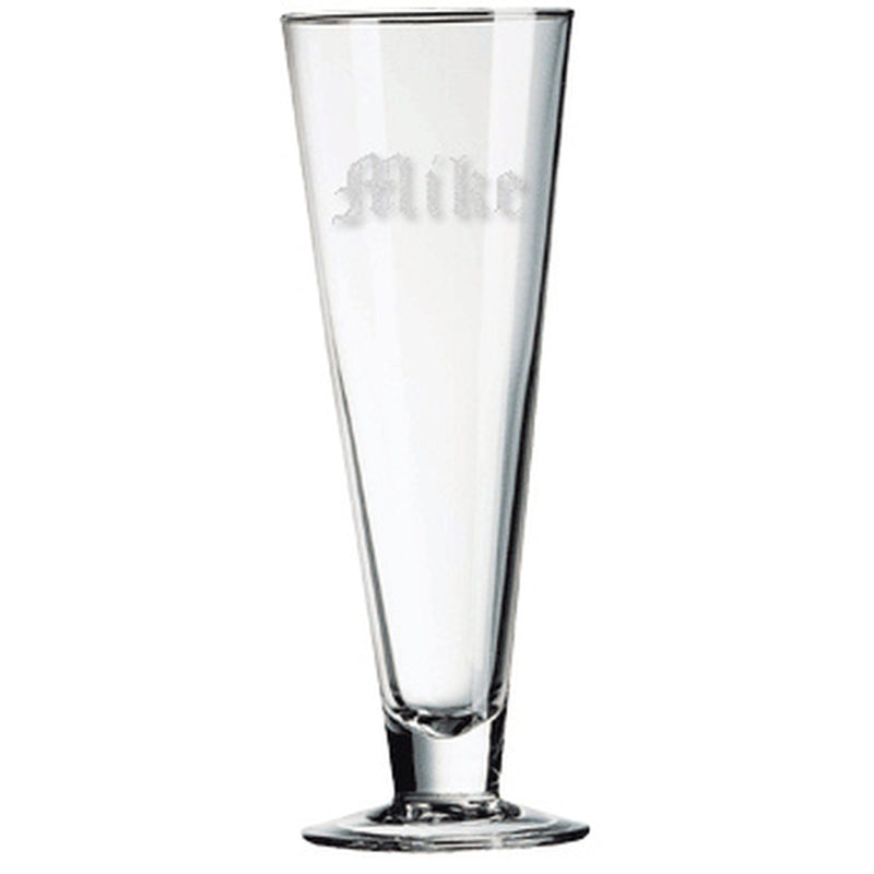 Personalized Classic Pilsner Glass Beer Mug Engraved Gift - cheapgroomsmengifts