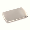Personalized Side-Loading Stainless Steel Business Card Case - cheapgroomsmengifts
